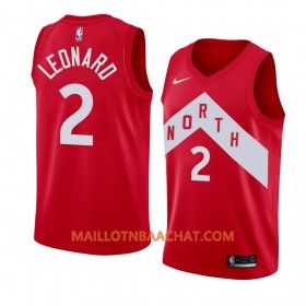 Maillot NBA Toronto Raptors Kawhi Leonard 2 2018-19 Nike Rouge Swingman - Homme